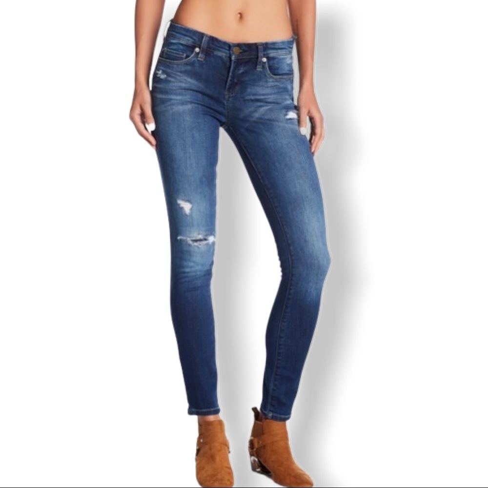 Blank NYC Distressed Skinny Classique Denim Jeans